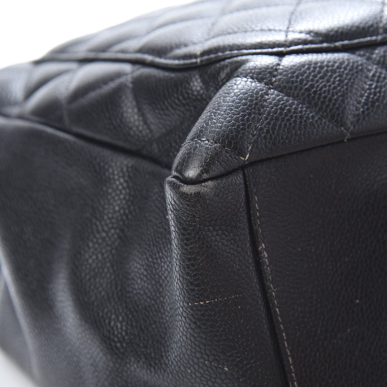 Chanel Caviar Quilted Grand Shopping Tote GST Black 12 of 24