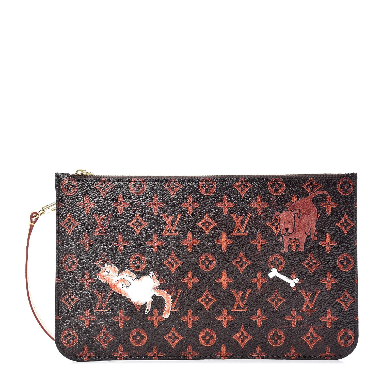 Louis Vuitton Catogram Neverfull MM GM Pochette Marron 1 of 7