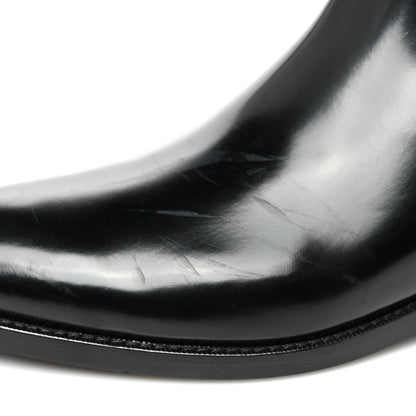 Louis Vuitton Calfskin Monogram Flat Ankle Boots 38 Black 12 of 13