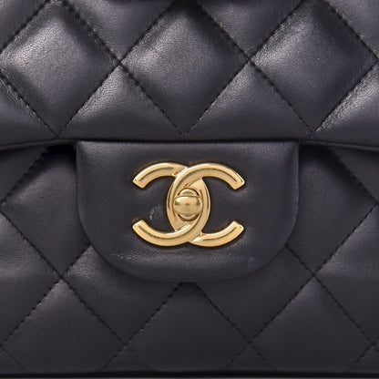 Chanel Lambskin Quilted Jumbo Double Flap Black 11 of 11