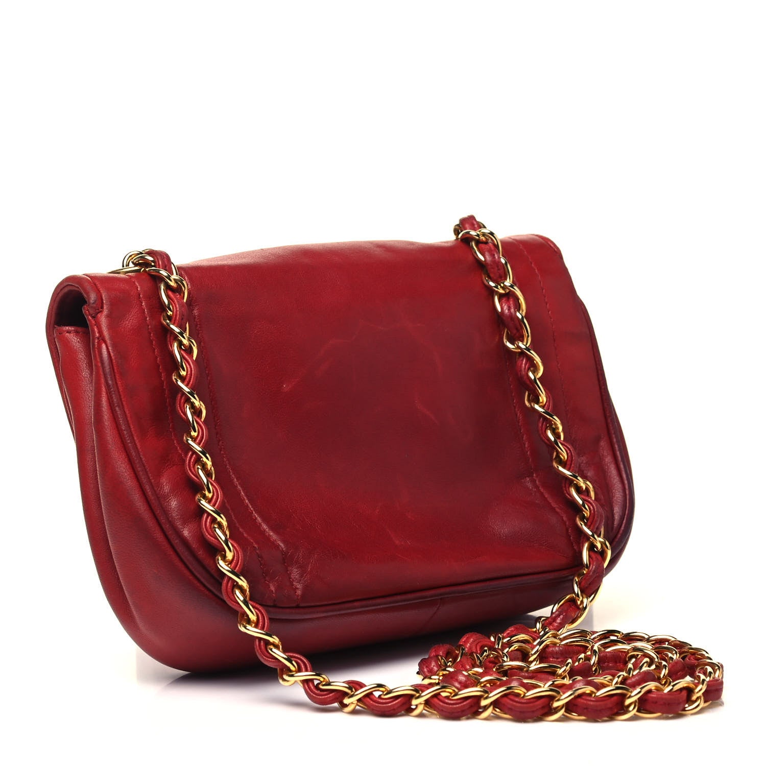 Chanel Lambskin Mini CC Timeless Flap Red 2 of 8