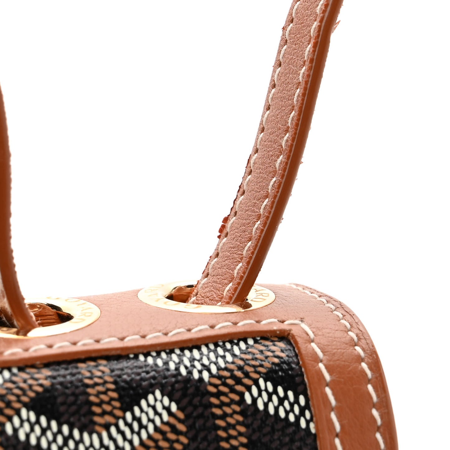 Goyardine 233 PM Shoulder Bag Black Gold