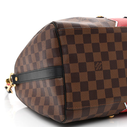 Louis Vuitton Damier Ebene Karakoram Speedy Bandouliere 30 9 of 10
