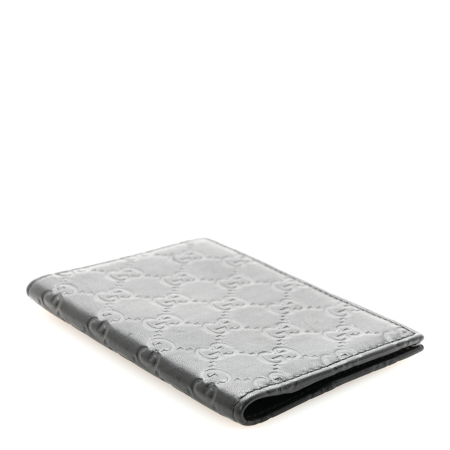 Gucci Guccissima Passport Case Black 4 of 8