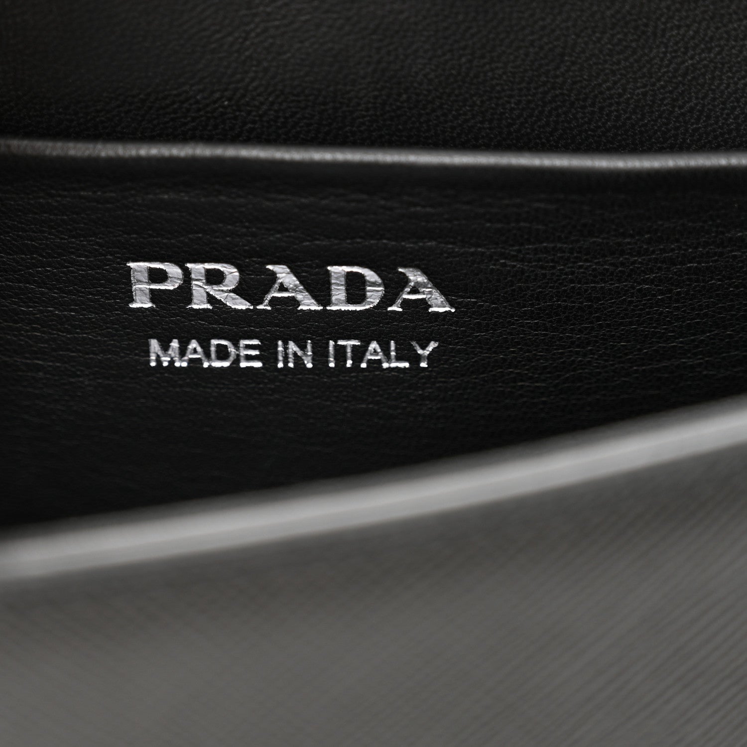 Prada Saffiano Flap Shoulder Bag Black 6 of 12