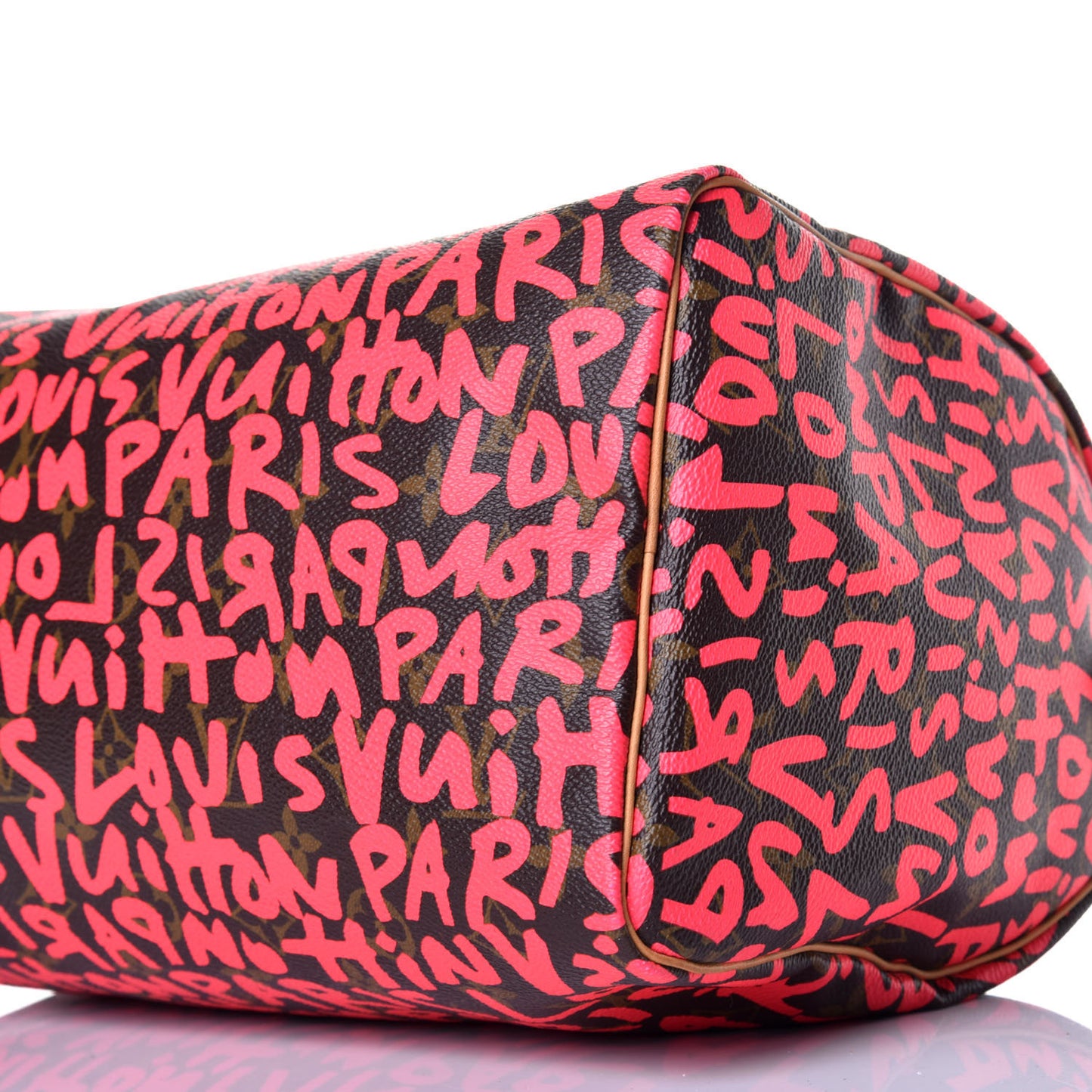 Monogram Graffiti Speedy 30 Fuchsia