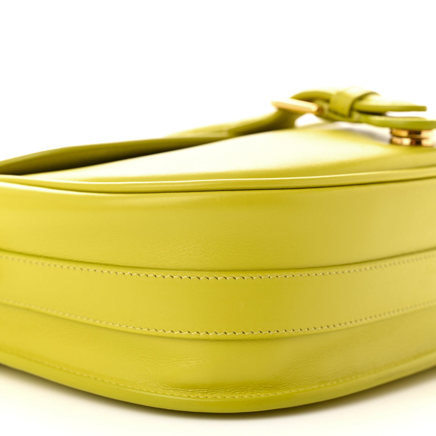 Box Calfskin Medium Bobby Flap Lime
