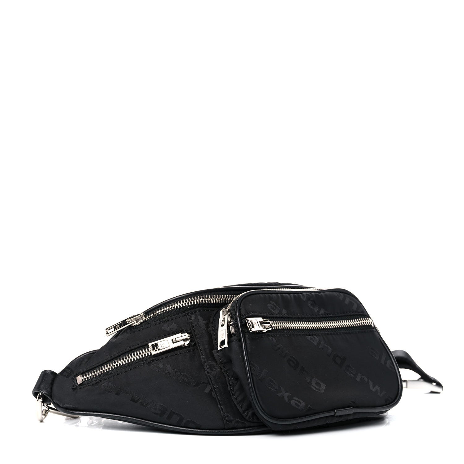 Alexander Wang Nylon Logo Printed Attica Belt Bag Black 4 of 11