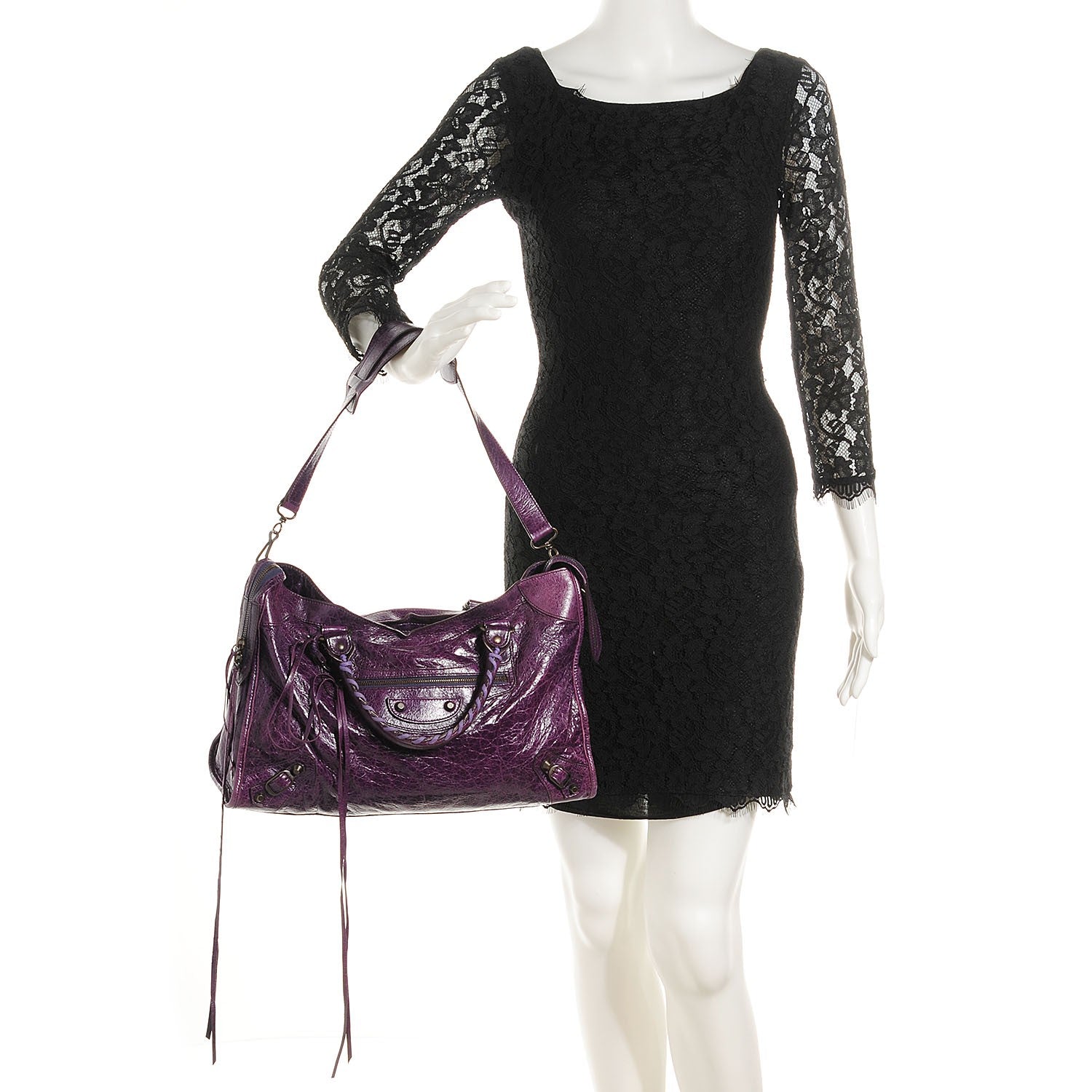 Balenciaga Chevre Classic Hardware City Violet 6 of 13