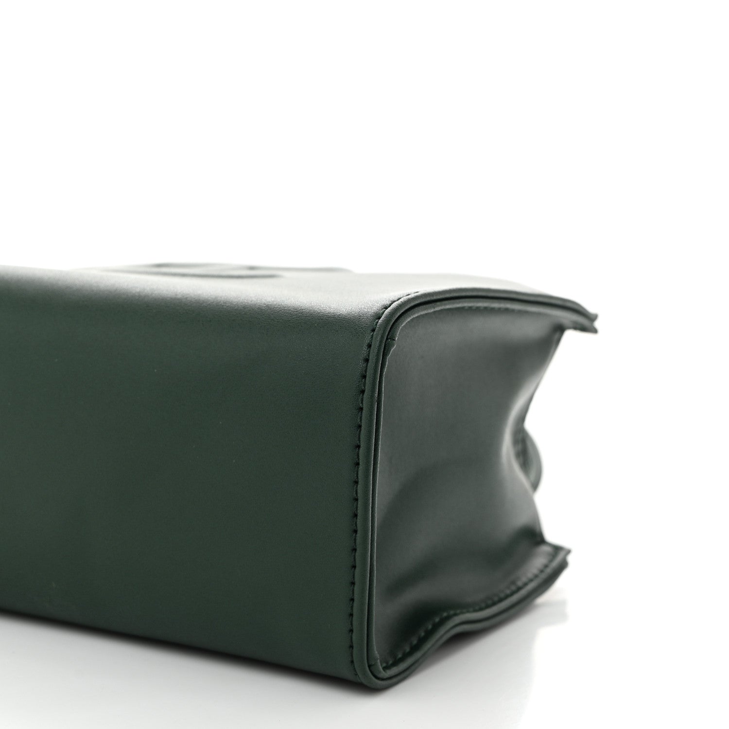 Telfar Vegan Leather Small Shopping Bag Dark Olive 9 of 9