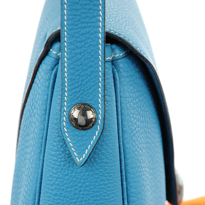 Hermes Togo Christine Blue Jean 5 of 8