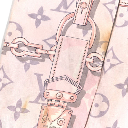 Louis Vuitton Silk Monogram Confidential Bandeau Light Pink 4 of 4