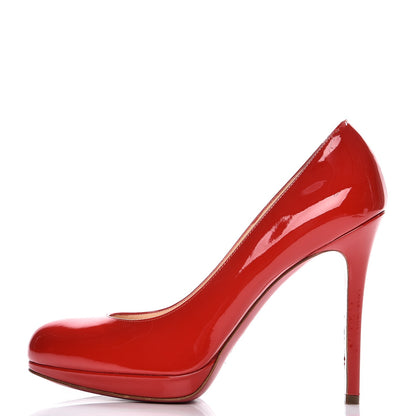 Christian Louboutin Patent New Simple 120 Pumps 38.5 Red 1 of 25