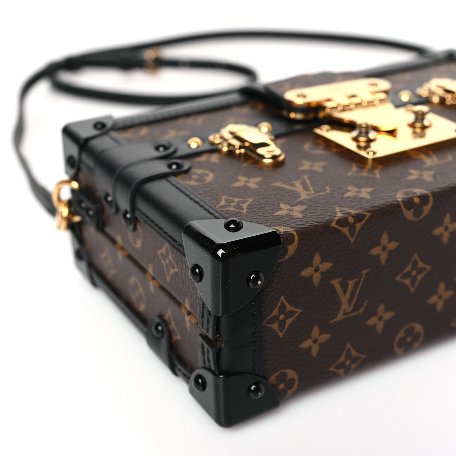 Louis Vuitton Monogram Petite Malle Black 7 of 9