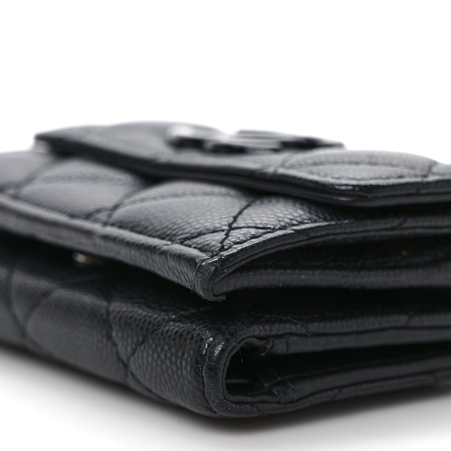 Chanel Caviar Quilted My Everything Small Flap Wallet Black 8 of 11