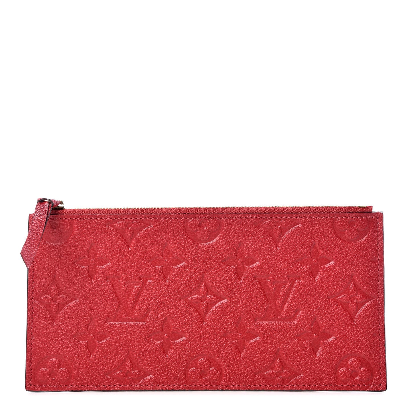 Empreinte Felicie Chain Wallet Zippered Insert Cherry