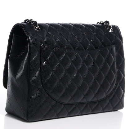 Chanel Caviar Maxi Single Flap Black 3 of 9
