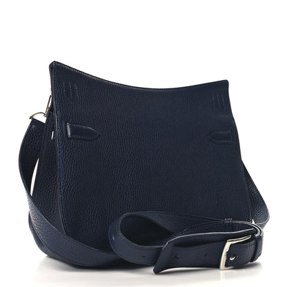 Hermes Taurillon Clemence Jypsiere 28 Bleu Nuit 3 of 11