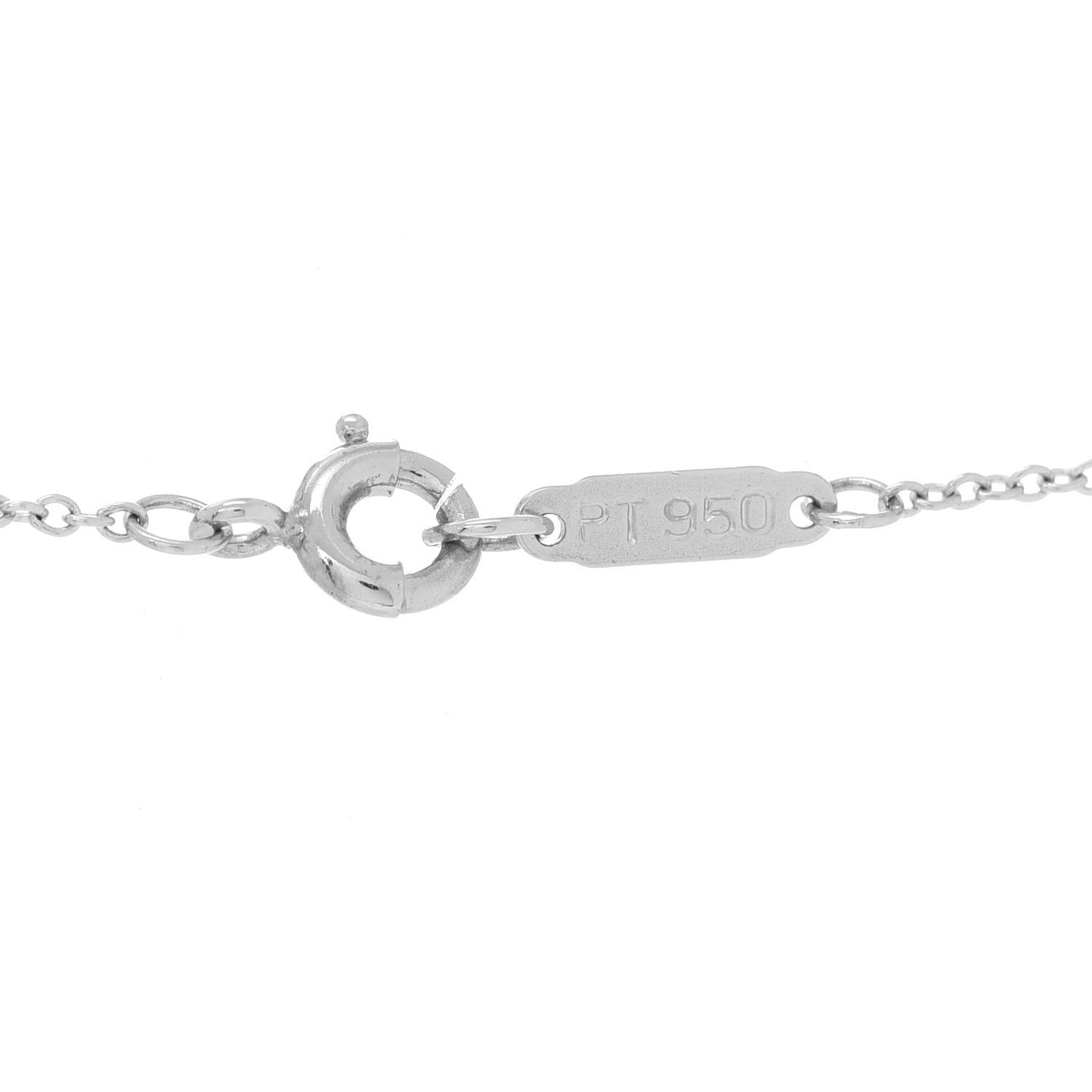 Platinum Diamond Etoile Cross Pendant Necklace