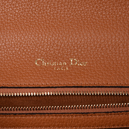 Christian Dior Grained Calfskin Medium Diorama Flap Bag Brown 8 of 10