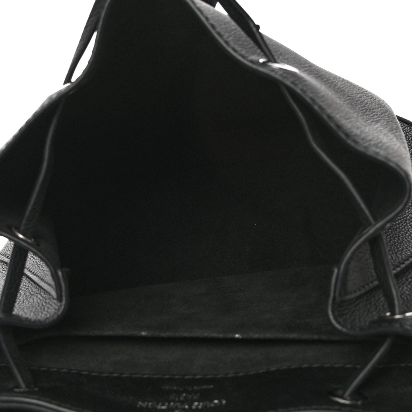 Calfskin Lockme Backpack Black