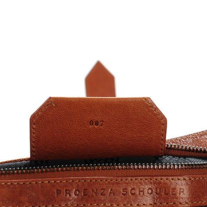 Proenza Schouler Lambskin Large PS1 Satchel Saddle 7 of 10