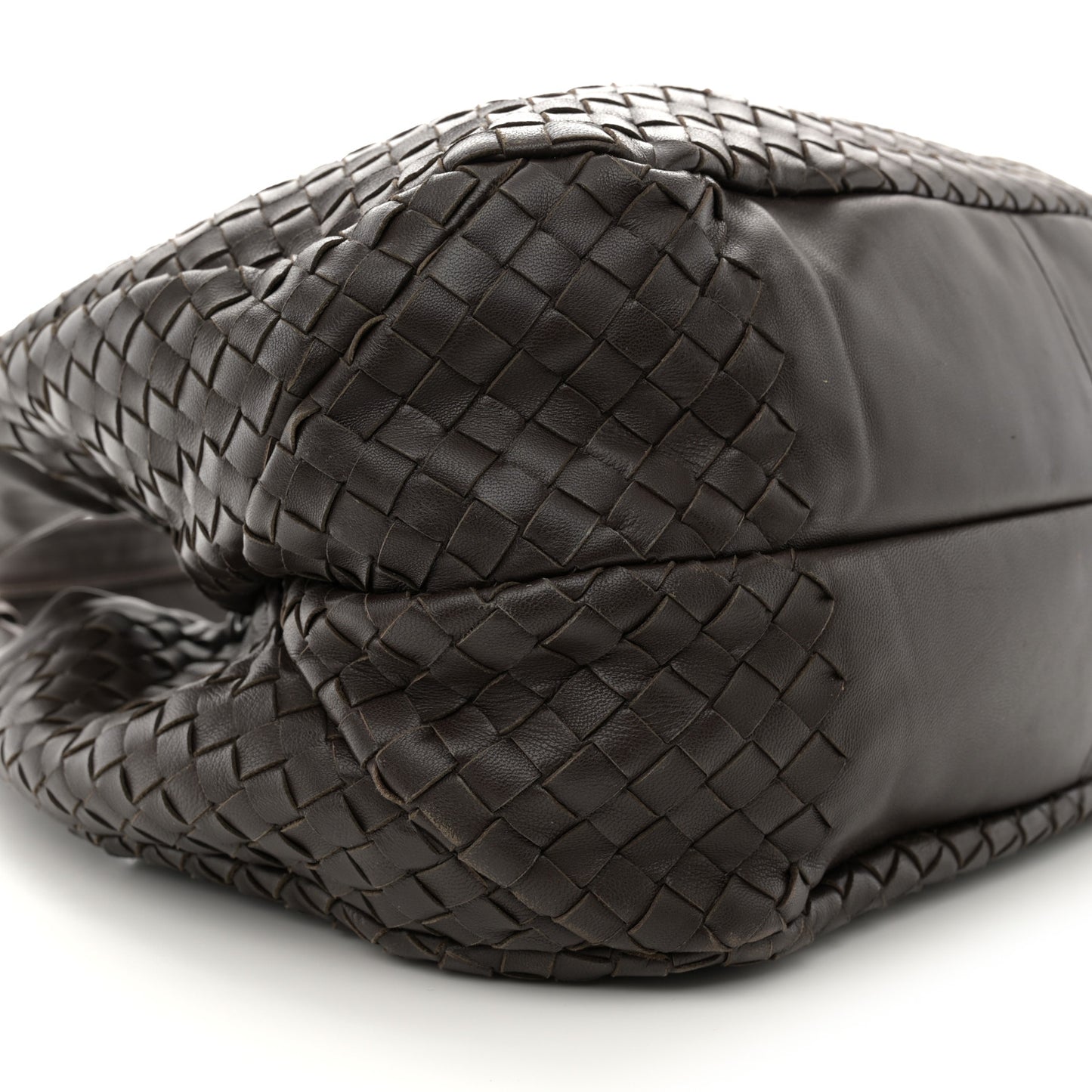 Nappa Intrecciato Medium Campana Ebano