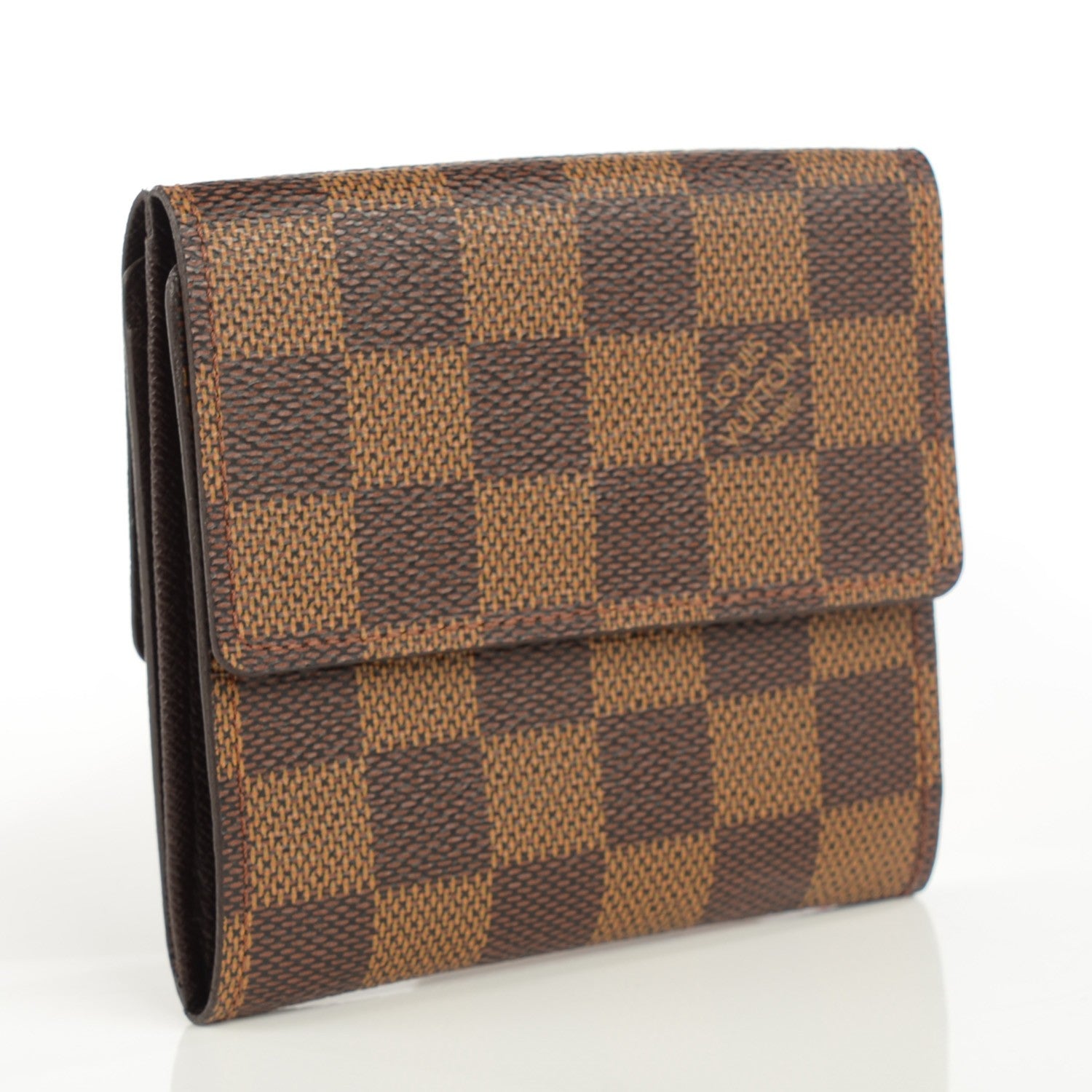 Louis Vuitton Damier Ebene Elise Wallet 3 of 8