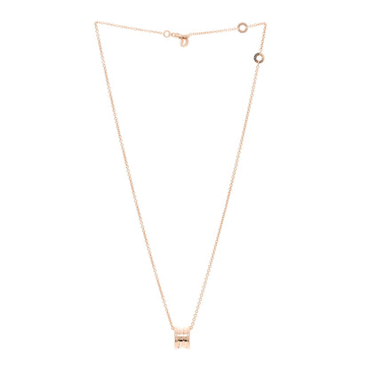 Bulgari 18K Rose Gold B.Zero1 Pendant Necklace 3 of 4