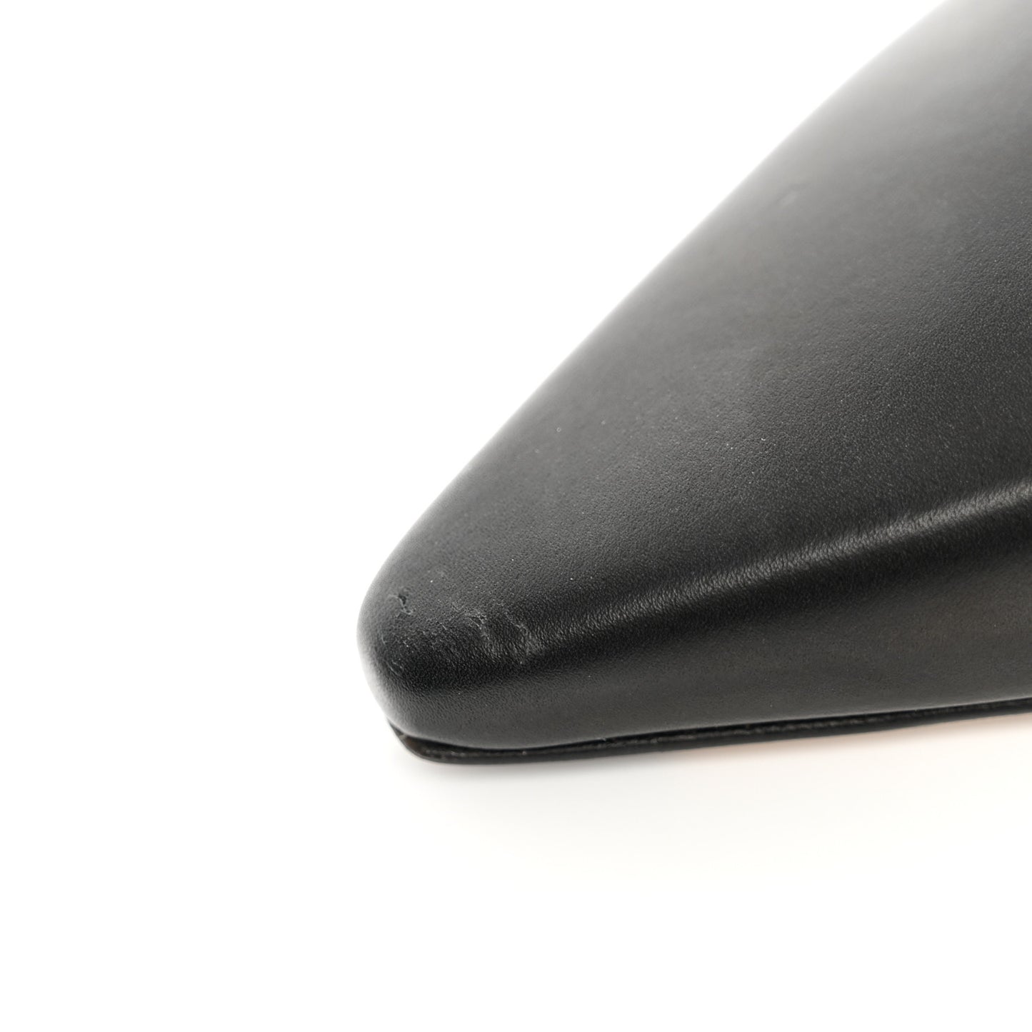 Calfskin Sparkle Slingback Pumps 36.5 Black