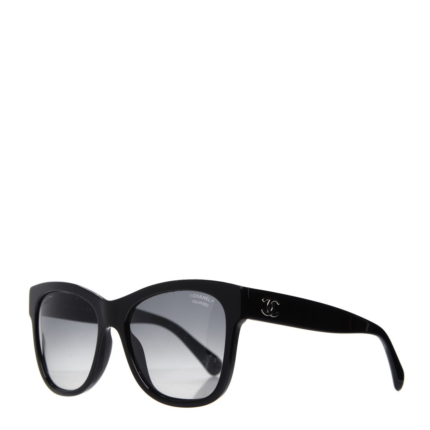 Acetate Polarized Square CC Sunglasses 5380 Black
