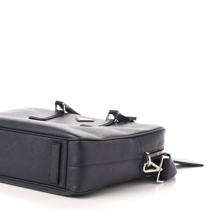 Prada Saffiano Travel Briefcase Baltico 10 of 11