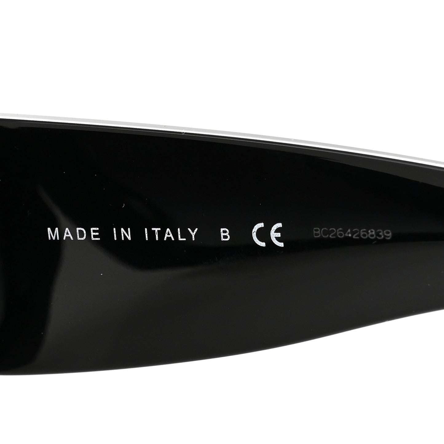 Acetate Rectangle Sunglasses 5435-A Black