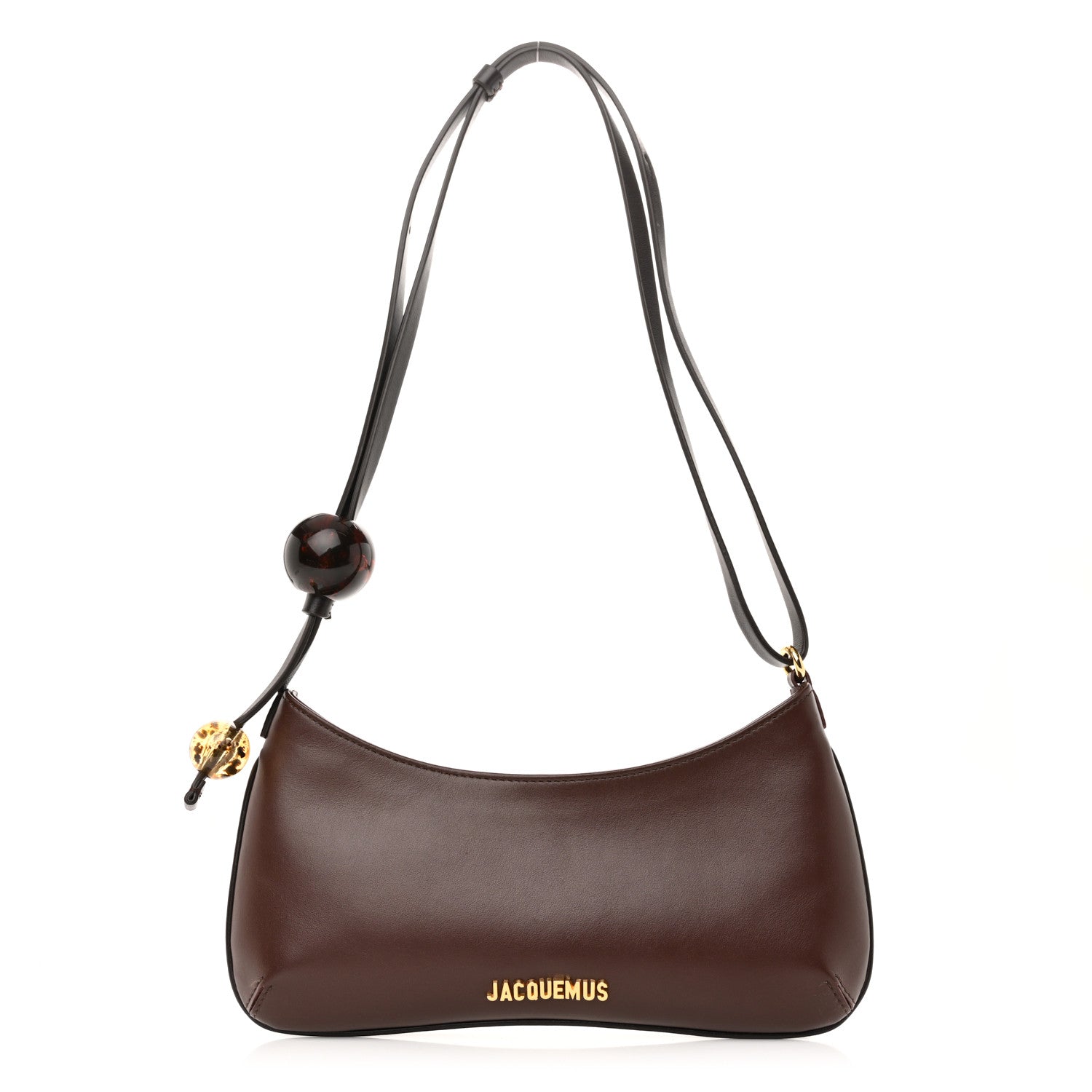 Jacquemus Smooth Calfskin Le Bisou Medium Brown 1 of 10