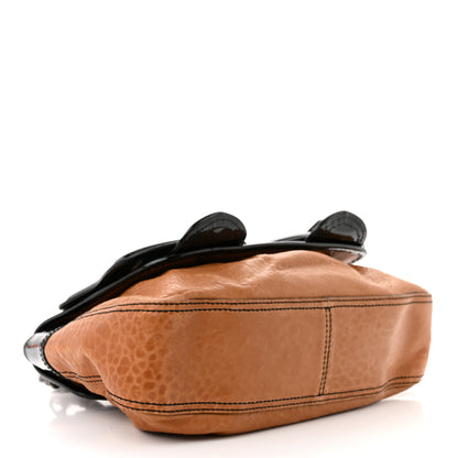 Fendi Nappa Patent B Bag Osso Black 4 of 14