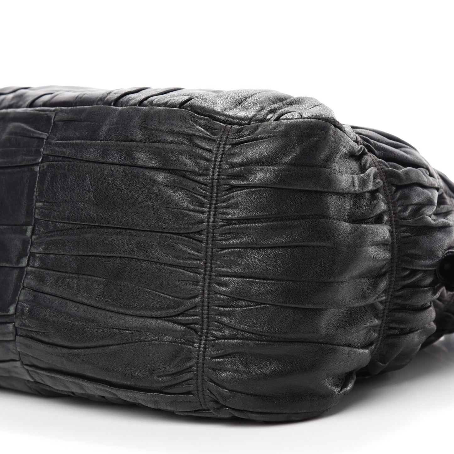 Nappa Gaufre Tote Black