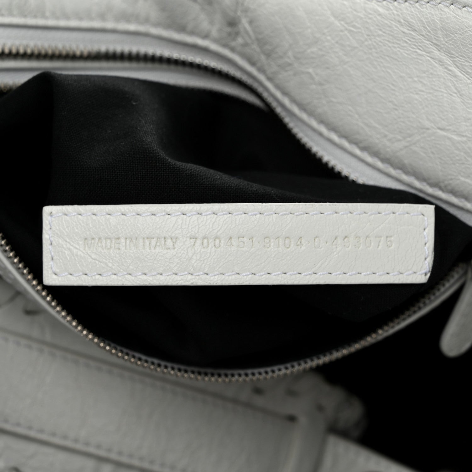 Balenciaga Agneau Arena Neo Cagole City Handbag Optic White 7 of 14
