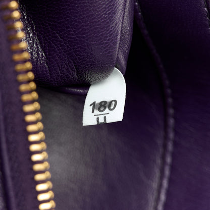 Prada Nappa Soft Padded Logo Embossed Triangle Quilted Shoulder Bag Viola 7 of 10