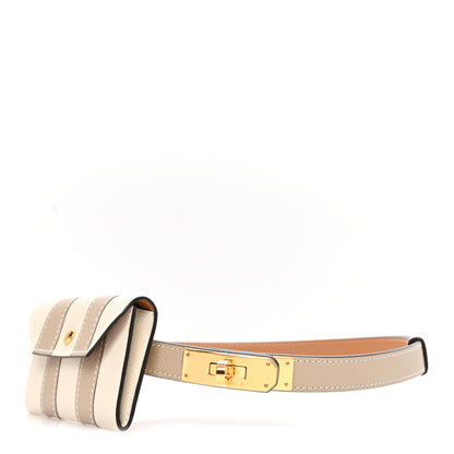 Hermes Epsom Bayadere Kelly Pocket Belt Trench Craie 1 of 5