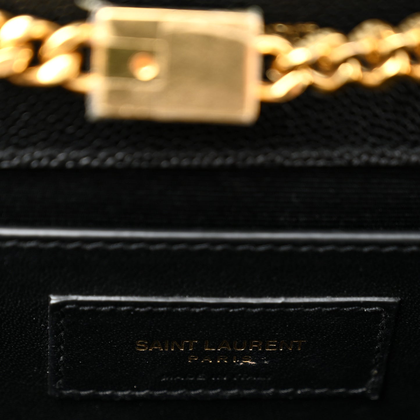 Grain De Poudre Medium Classic Monogram Kate Tassel Satchel Black
