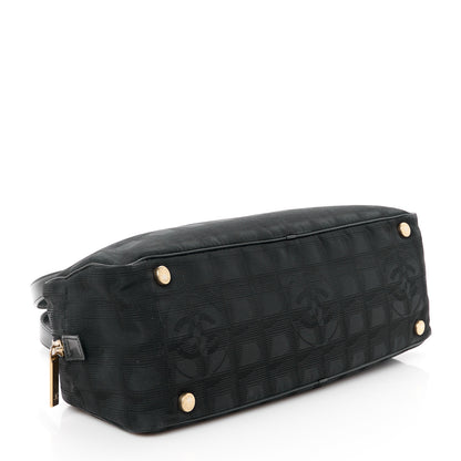 Chanel Nylon Travel Bowler Black 4 of 10