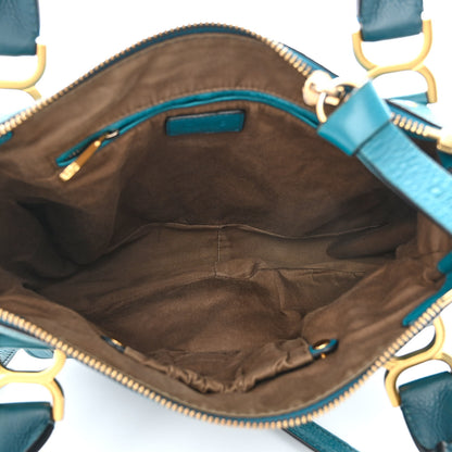 Chloe Calfskin Medium Marcie Satchel Laguna Blue 5 of 10