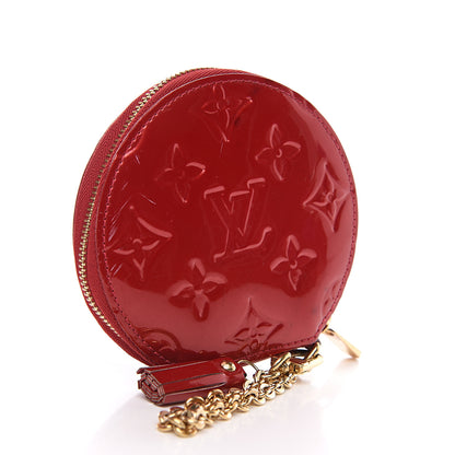 Louis Vuitton Vernis Animania Lapin Bunny Round Coin Purse Pomme D'Amour 2 of 7