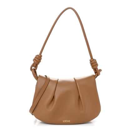 Loewe Shiny Nappa Calfskin Paseo Satchel Oak 1 of 9