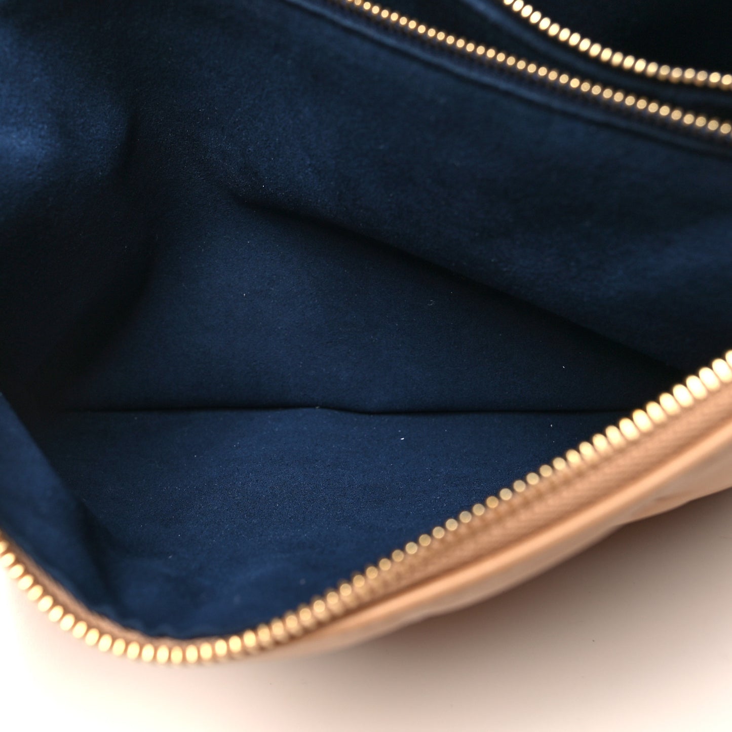 Lambskin Embossed Monogram Coussin PM Camel