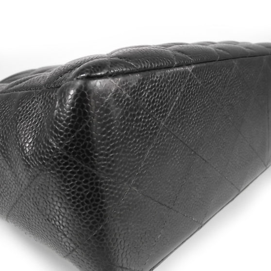 Caviar Jumbo Flap Black