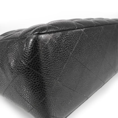 Chanel Caviar Jumbo Flap Black 8 of 9