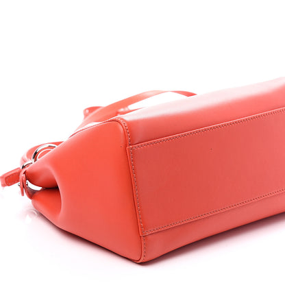 Fendi Nappa Mini Peekaboo Iconic Satchel Papavero 9 of 11