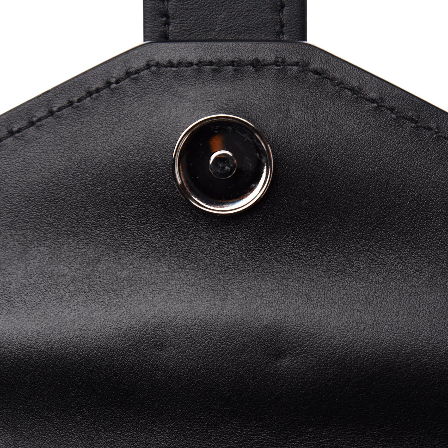 Chloe Shiny Goatskin Calfskin Aby Chain Shoulder Bag Black 8 of 11
