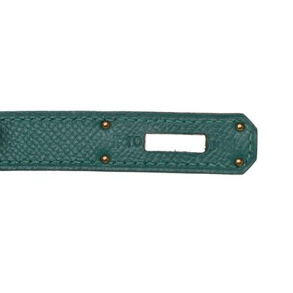 Hermes Epsom Kelly Sellier 32 Malachite 7 of 14